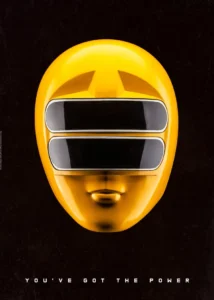 LumiPoster — Power Rangers - Classic Yellow Ranger Helmet