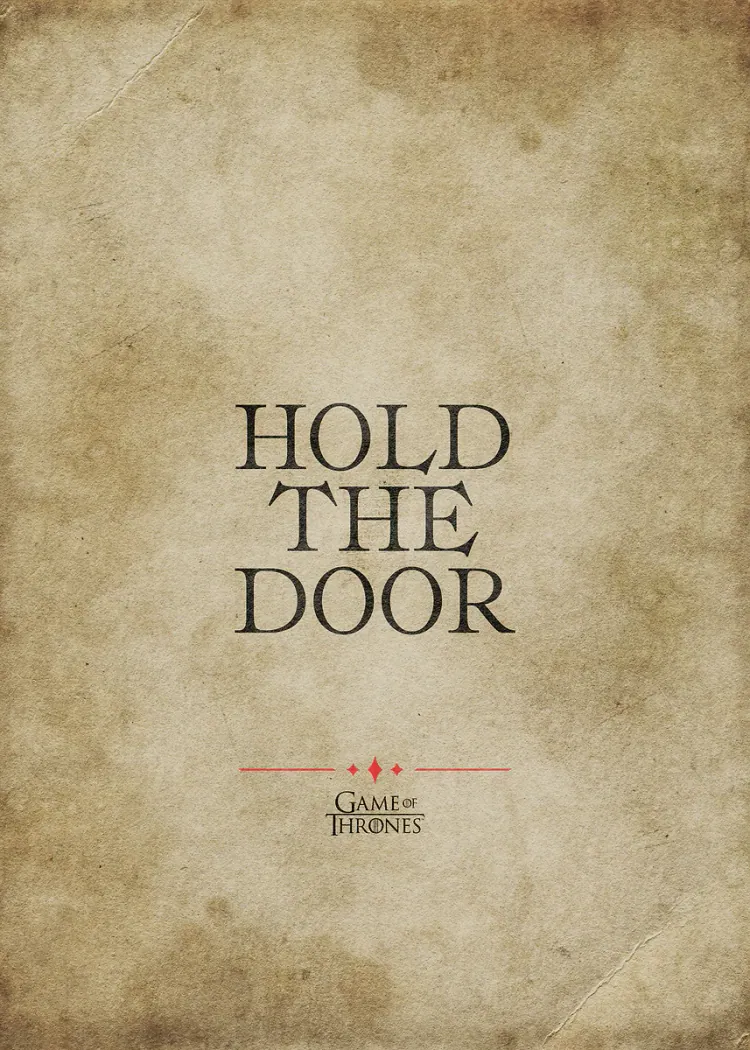 lumi-boards-movies-55a99707855ee8be-1.webp LumiPoster — Game of Thrones — Hold the Door - Image 1