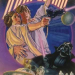 LumiPoster — Star Wars Luke and Leia the old fashioned way