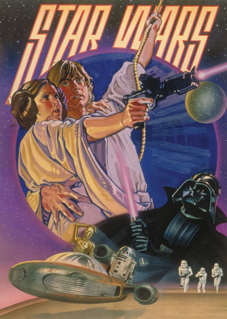 lumi-boards-movies-60f4a4cd0892bd80 LumiPoster — ستار وورز لوك وليا بالأسلوب القديم - الصورة 1