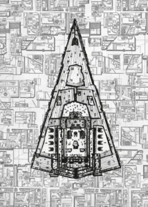 LumiPoster — Star Wars — Star Destroyer Blueprint