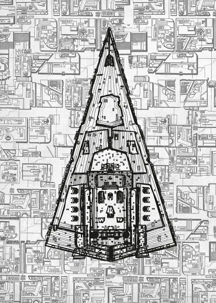 lumi-boards-movies-64a9e7e0e0183d7d-1.webp LumiPoster — Star Wars — Star Destroyer Blueprint - Image 1