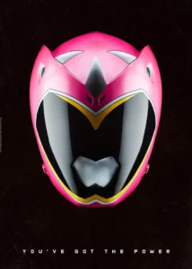 LumiPoster — Power Rangers - Pink Dino Helmet