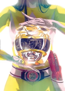 LumiPoster — Power Rangers - Yellow Ranger Helmet