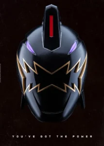 LumiPoster — Power Rangers - Black Dino Helmet