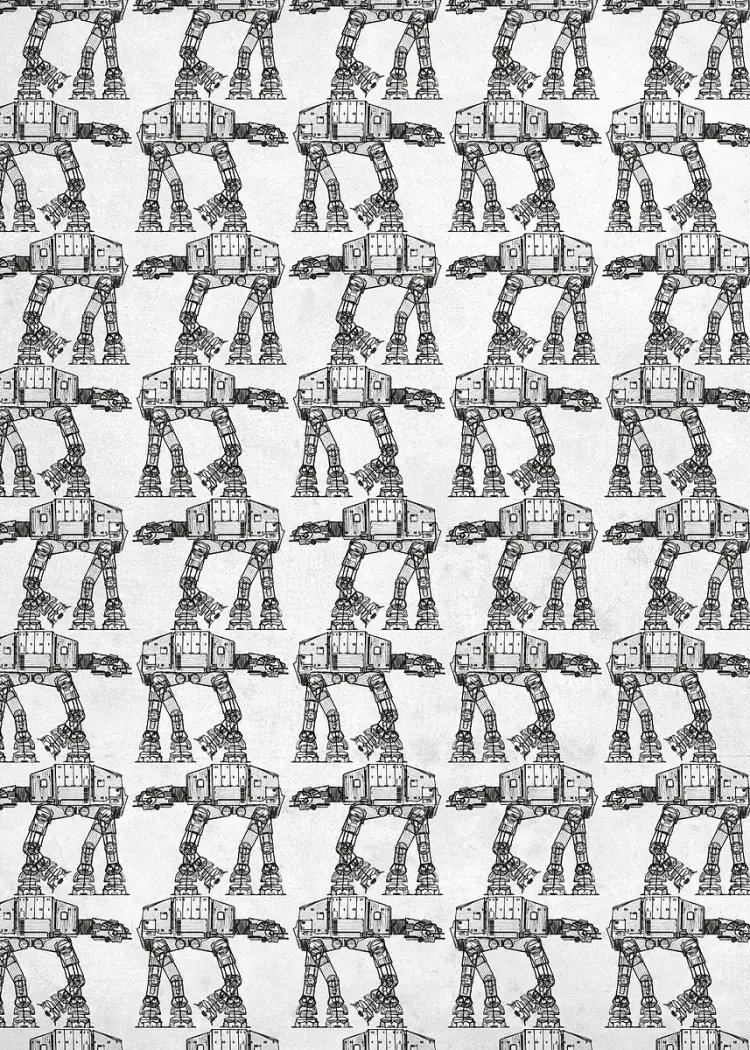 lumi-boards-movies-7bd89c120ea2e63c-1.webp LumiPoster — Star Wars — Walkers style - Image 1
