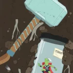 LumiPoster — Loki thor hammer and toad