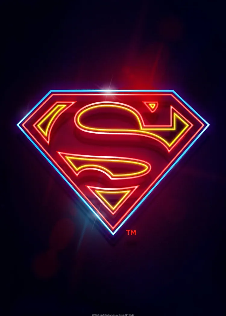 lumi-boards-movies-82cbd03b2660c1b6-1.webp LumiPoster — Superman neon logo - Image 1