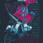 LumiPoster — Transformers - Optimus Prime Blueprint