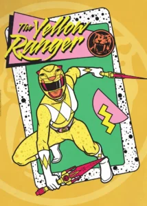 LumiPoster — Power Rangers - Classic Yellow Ranger