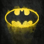 LumiPoster — Batman yellow logo