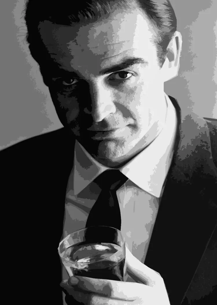lumi-boards-movies-971e8ceec3153e55-1.webp LumiPoster — James Bond portrait black and white - Image 1