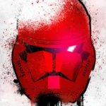 LumiPoster — Star Wars - The Red Helmet