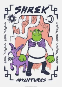 LumiPoster — Shrek drawn adventures