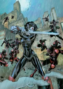 LumiPoster — Nightwing and City Battle