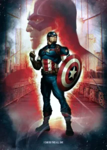 LumiPoster — Captain America - The Shield