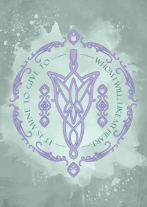 LumiPoster — The Lord of the Rings - Lorian Paper