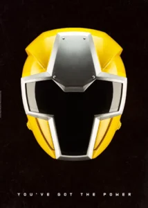 LumiPoster — Power Rangers - Yellow Ranger Silver Helmet