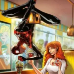 LumiPoster — Spiderman in the cafe
