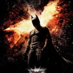 LumiPoster — Batman rising through the fire