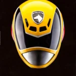 LumiPoster — Power Rangers - Yellow Police Helmet