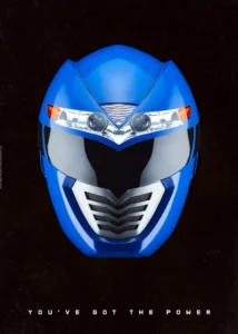 LumiPoster — Power Rangers - Blue Ranger Tech Helmet