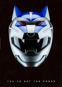 LumiPoster — Power Rangers - Blue Wolf Helmet