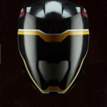 LumiPoster — Power Rangers - Black Ranger Gold Helmet
