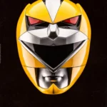 LumiPoster — Power Rangers - Yellow Cat Helmet
