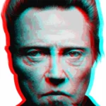 LumiPoster — Christopher Walken - Portrait in double colours