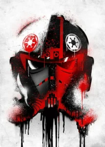 LumiPoster — Star Wars - Imperial Pilot Helmet