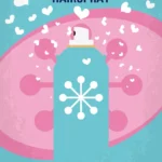 LumiPoster — هيرسبراي — رذاذ وردي