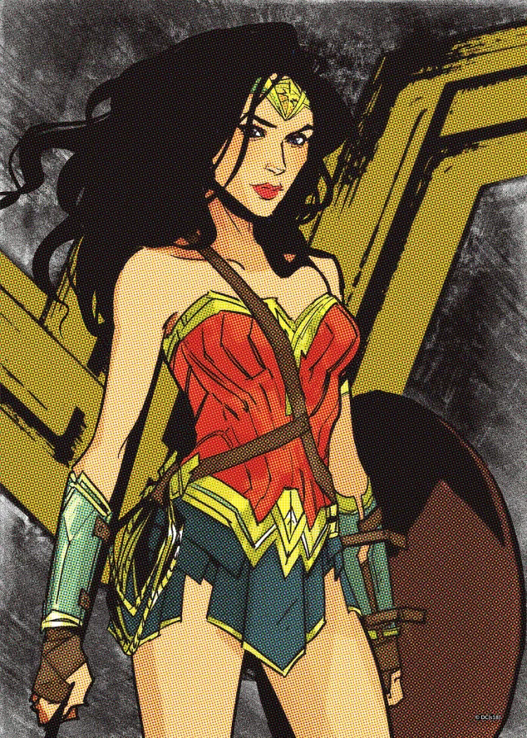 lumi-boards-movies-fdfb3ea5d51ab9d2-1.webp LumiPoster — Wonder Woman in comic book style - Image 1