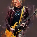LumiPoster — Guitarist on stage