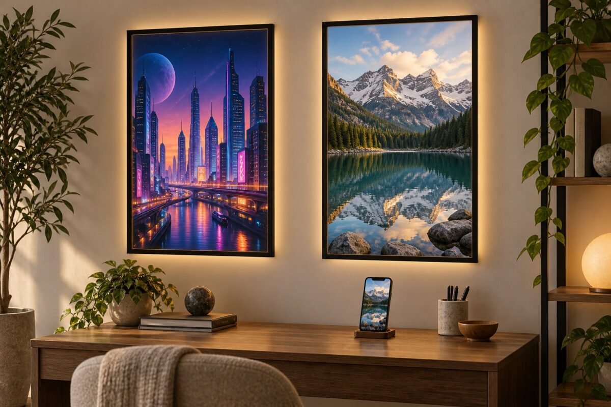 LumiPoster: تصميم جاهز أم صورتك الخاصة؟ دليل الاختيار