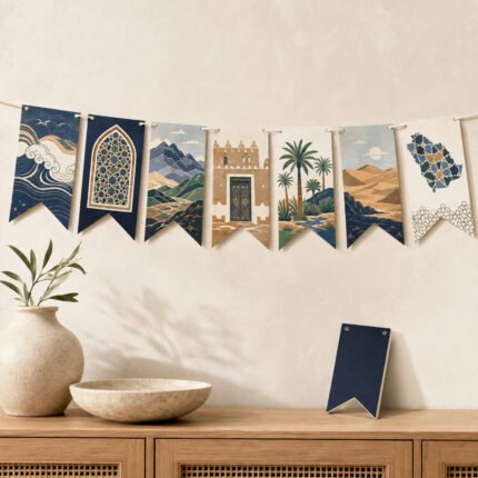 زينة اليوم الوطني الجدارية اليوم الوطني السعودي 96 – نموذج منتج مطبوع ومخصص من Paper Ink