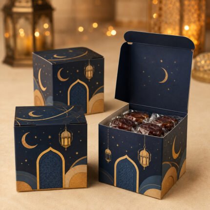 بوكس توزيعات رمضان – نموذج منتج مطبوع ومخصص من Paper Ink