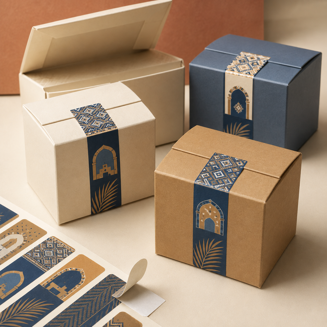 Saudi Founding Day Box Sealing Stickers Saudi Founding Day Box Sealing Stickers by Paper Ink