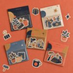 Custom Sticker Hugger Cards – 12 × 10 cm by Paper Ink