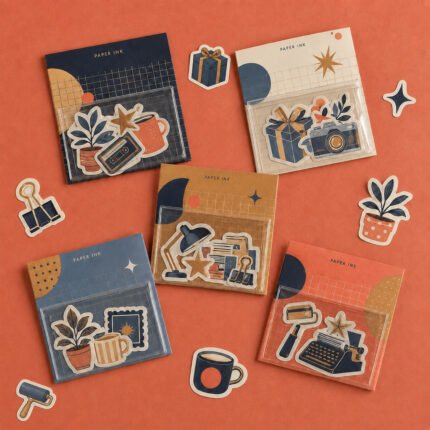 طباعة STICKER HUGER | حاضن استيكر مخصص – نموذج منتج مطبوع ومخصص من Paper Ink