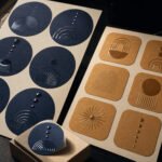 Custom Spot UV Stickers – 3–9 cm by Paper Ink