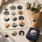 Custom Hexagon Stickers by Paper Ink