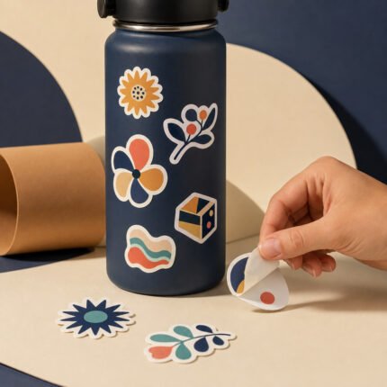 استيكر لاصق قص منفرد Deep Cut مخصص بالطباعة – نموذج منتج مطبوع ومخصص من Paper Ink