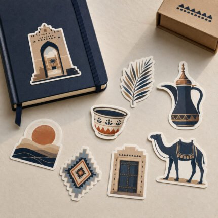 Saudi Founding Day Die-Cut Stickers by Paper Ink