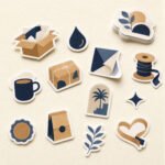 Custom die-cut stickers printed by Paper Ink