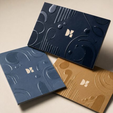 طباعة بطاقات أعمال مخصصة ببروز UV – نموذج منتج مطبوع ومخصص من Paper Ink