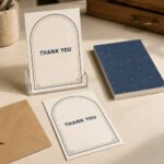 بطاقة شكر 7cm x 10cm مطبوعة بتصميم مخصص – نموذج منتج مطبوع ومخصص من Paper Ink