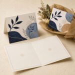 كرت مطوي مطبوع بتصميم مخصص – نموذج منتج مطبوع ومخصص من Paper Ink