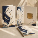 كرت مطوي يوم اللغة العربية – نموذج منتج مطبوع ومخصص من Paper Ink