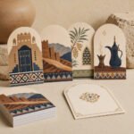 كرت مقوس – يوم التأسيس – نموذج منتج مطبوع ومخصص من Paper Ink